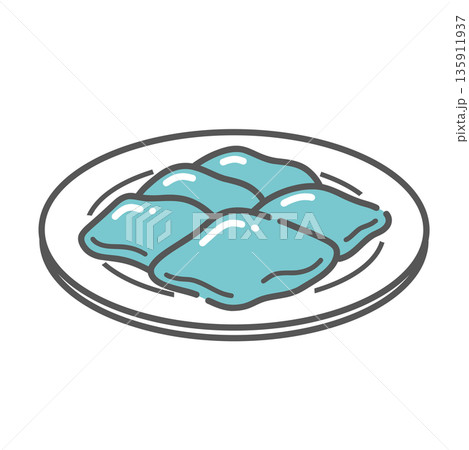 レバーのイラスト(鉄分豊富な食材/貧血予防) レバーのイラスト(鉄分豊富な食材/貧血予防) 135911937