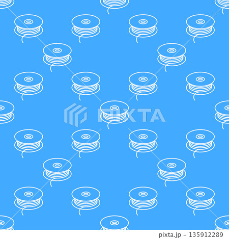 Filament vector 3D Printing Technology thin line seamless pattern Filament vector 3D Printing Technology thin line seamless pattern 135912289