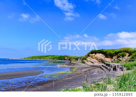 根室市西浜町の海の 風景 135912893