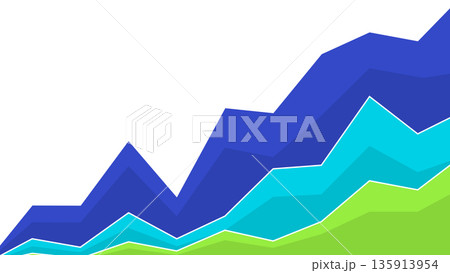 積層エリアグラフの推移 積層エリアグラフの推移 135913954