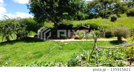 ホビット村の風景【ニュージーランド・マタマタ】 135915621