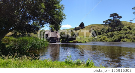 ホビット村の景色【ニュージーランド・マタマタ】 ホビット村の景色【ニュージーランド・マタマタ】 135916302