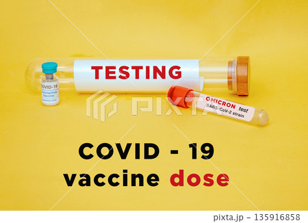 Covid-19 vaccine and tests 135916858