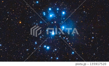 プレアデス星団（すばる・M45） 135917520