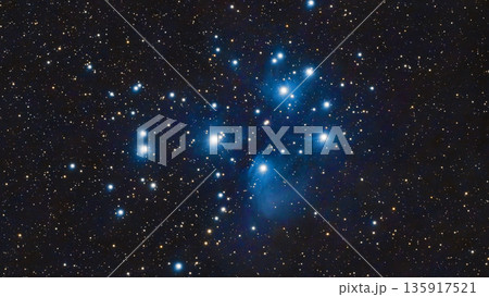 プレアデス星団(すばる・M45) プレアデス星団(すばる・M45) 135917521