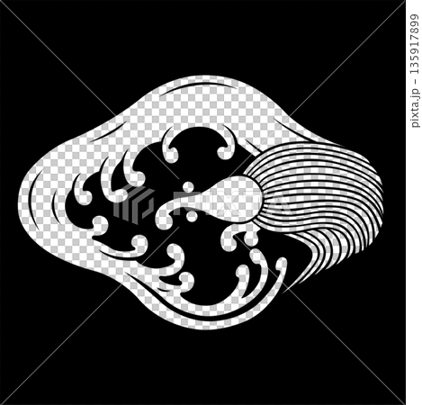 家紋　竜 135917899