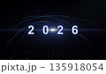 未来社会の幕開けを示す2026年のテクノロジービジュアル 135918054
