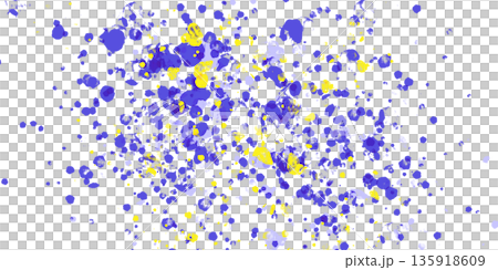 紫と黄色のペンキ飛沫が舞う透過背景のアブストラクト素材|絵の具,飛沫,透過,紫,黄色,背景 紫と黄色のペンキ飛沫が舞う透過背景のアブストラクト素材|絵の具,飛沫,透過,紫,黄色,背景 135918609