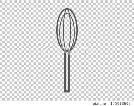 泡立て器のアイコンのイラスト 135918692