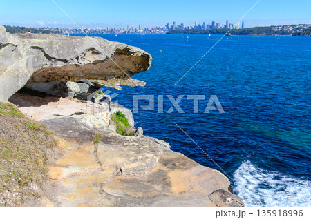 オーストラリアのシドニー近郊で眺める美しい海岸風景 オーストラリアのシドニー近郊で眺める美しい海岸風景 135918996