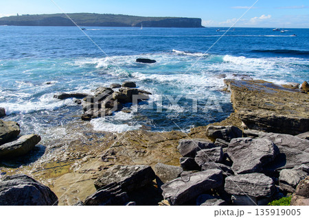 オーストラリアのシドニー近郊で眺める美しい海岸風景 オーストラリアのシドニー近郊で眺める美しい海岸風景 135919005