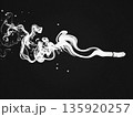 Swirling movement of smoke. Smoke from cigarettes is harmful to health. AI Generated. 135920257