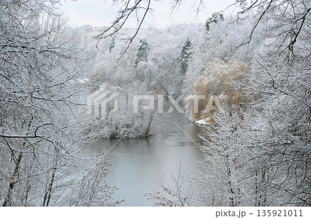 landscape in Tsaritsyno Park in Moscow 135921011