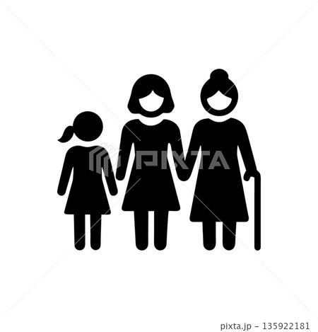 Lineage and Generational Bond Icon Lineage and Generational Bond Icon 135922181