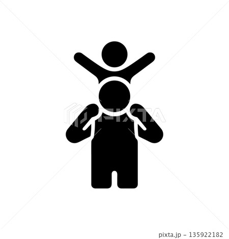 Playful Paternal Love Icon 135922182