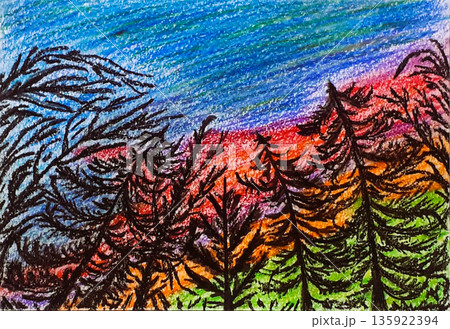 Aurora Borealis  painting original  135922394