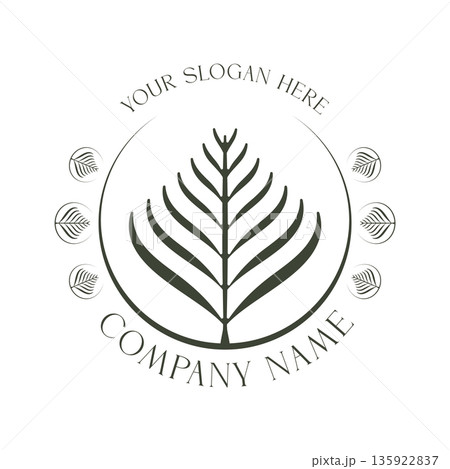 Leaf logo vector illustrations design icon template Leaf logo vector illustrations design icon template 135922837
