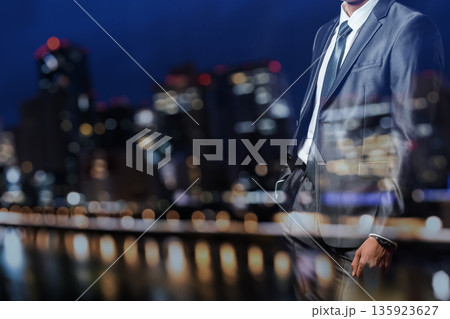 City nights inspire ambition. City nights inspire ambition. 135923627