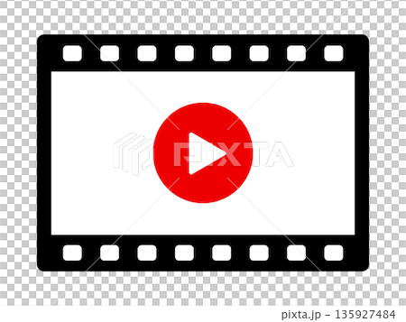 視訊檔案圖示（視訊播放標記） 135927484
