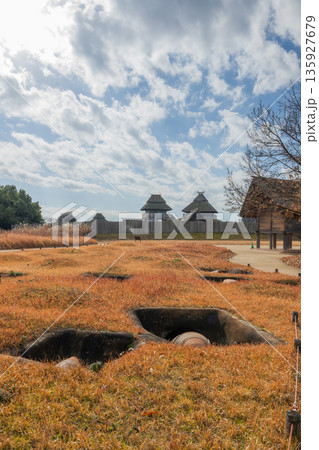 弥生の風景　吉野ヶ里 135927679