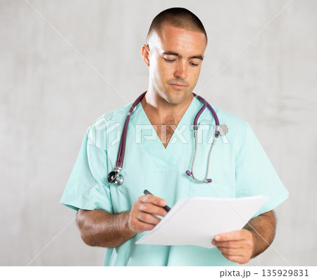 physician completes document 135929831