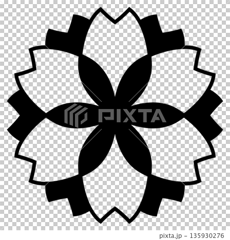 簡易櫻花素材-7-7 135930276