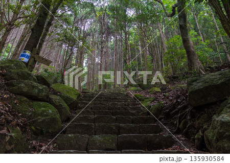 信仰の道　世界遺産　熊野古道伊勢路　松本峠 135930584