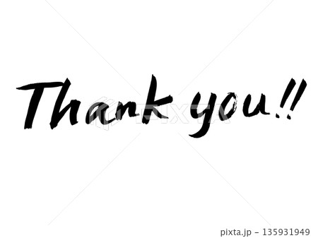 Thank you!!(筆文字) Thank you!!(筆文字) 135931949