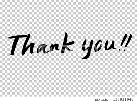 Thank you!!(筆文字) Thank you!!(筆文字) 135931949