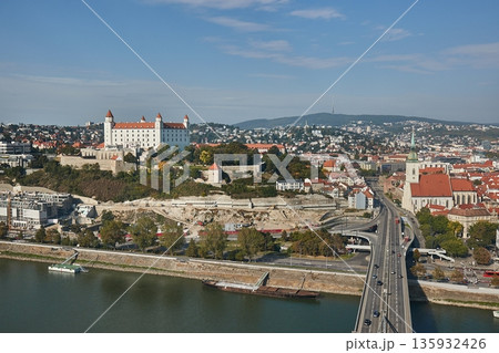 Castle building in Bratislava, Slovakia 135932426