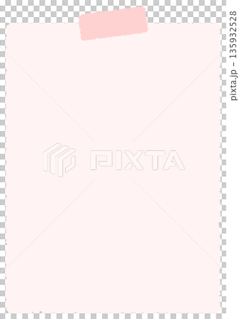 Pink washi-style memo frame, cute vertical heading frame with masking tape, girly textured memo paper Pink washi-style memo frame, cute vertical heading frame with masking tape, girly textured memo paper 135932528