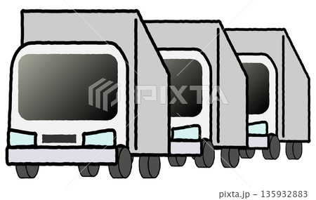 トラックのイラスト 135932883