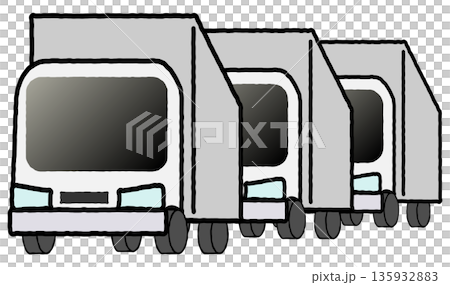 トラックのイラスト 135932883