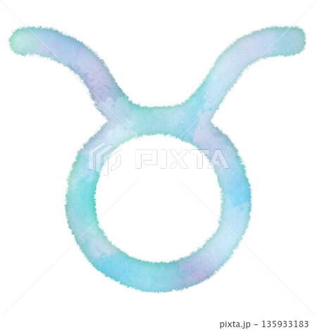 十二星座 おうし座 牡牛座 Taurus 星座 占い 水彩画タッチ デザインアイコン 優しい エコロ 十二星座 おうし座 牡牛座 Taurus 星座 占い 水彩画タッチ デザインアイコン 優しい エコロ 135933183