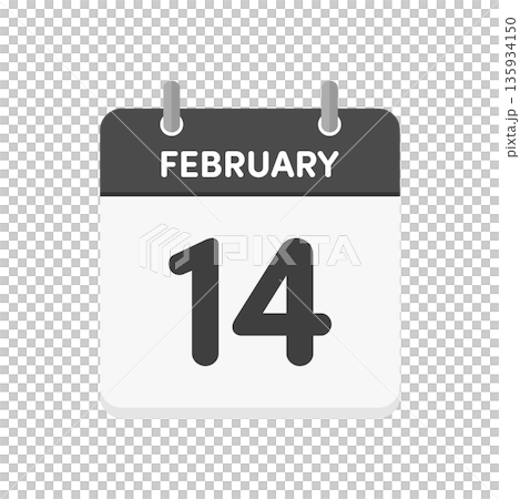 2月14日 - 2月14日 - 2月14日簡易日曆 2月14日 - 2月14日 - 2月14日簡易日曆 135934150