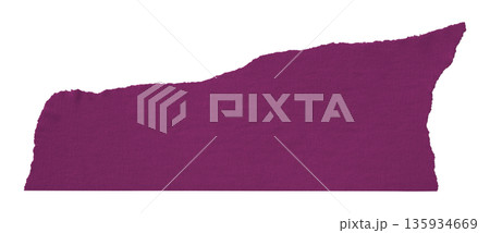purple crumpled torn tape isolated on transparent background. purple crumpled torn tape isolated on transparent background. 135934669