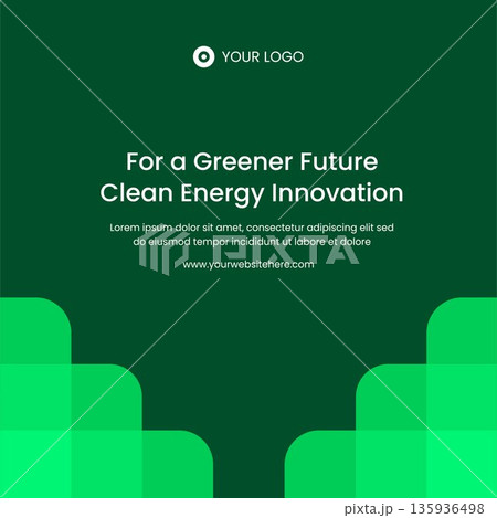 Clean Energy Innovation Flat Cartoon Hand Drawn Background Illustration Concept 135936498