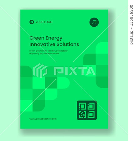 Clean Energy Innovation Vertical Poster Flat Cartoon Hand Drawn Background Illustration Clean Energy Innovation Vertical Poster Flat Cartoon Hand Drawn Background Illustration 135936500