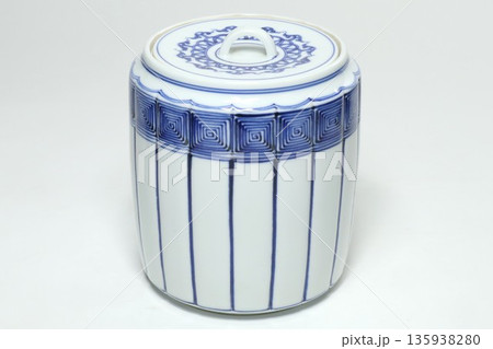 茶道具 桶側水指 染付 135938280