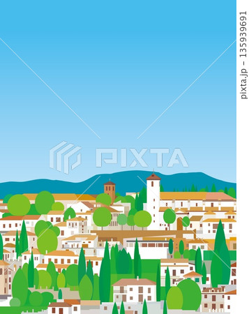 グラナダ　granada　アンダルシア　andalusia　スペイン　spain　春風景 135939691