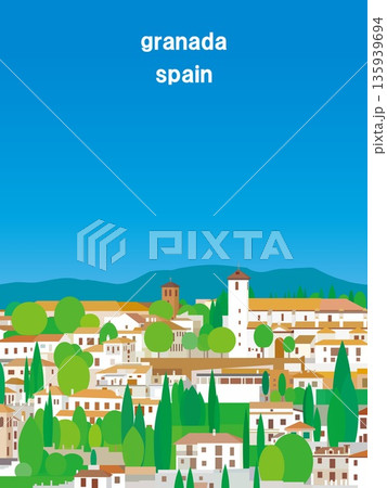グラナダ　granada　アンダルシア　andalusia　スペイン　spain　春風景 135939694