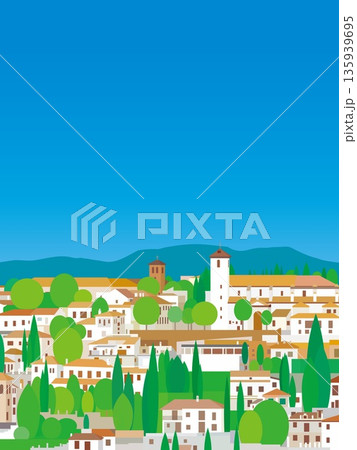 グラナダ granada アンダルシア andalusia スペイン spain 春風景 グラナダ granada アンダルシア andalusia スペイン spain 春風景 135939695