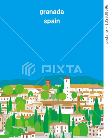 グラナダ　granada　アンダルシア　andalusia　スペイン　spain　春風景 135939696
