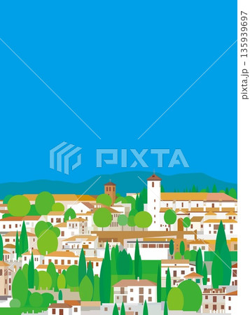 グラナダ　granada　アンダルシア　andalusia　スペイン　spain　春風景 135939697