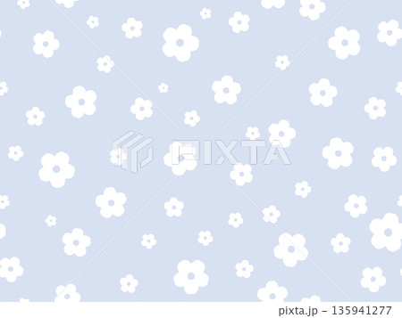 花のシームレスパターン　A-8 135941277