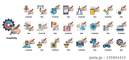 Creativity is the theme of this image Creativity is the theme of this image 135941413