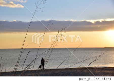 三重県 津市 伊勢湾の初日の出 三重県 津市 伊勢湾の初日の出 135941574