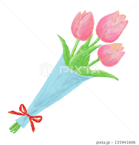 チューリップの花束 チューリップの花束 135941606