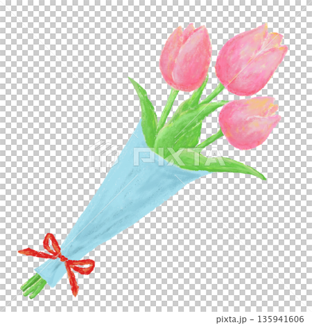 チューリップの花束 チューリップの花束 135941606