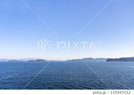 小豆島フェリー船上から見た風景 135943552